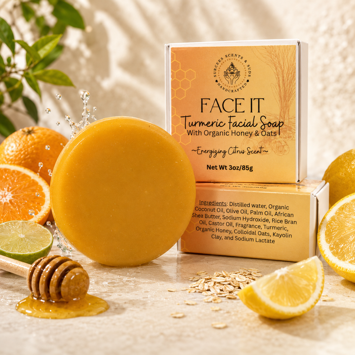 Face It Turmeric Facial Soap